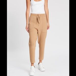 C&M Camilla And Marc Charlton Relaxed Viscose Pant In Khaki